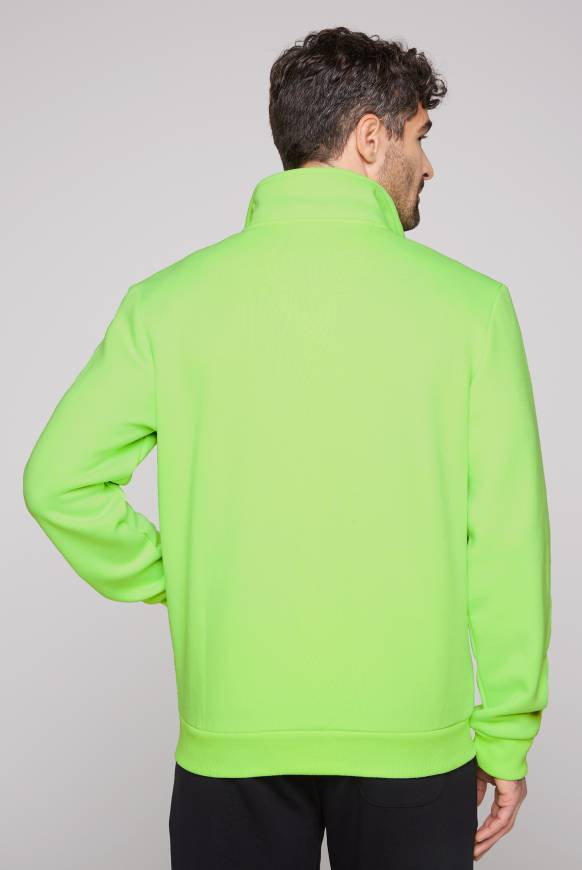 Soccx Sweatjacke mit Logo Artwork neon green Fabrikpreis