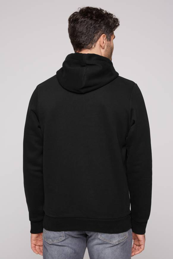 Soccx Kapuzensweatshirt mit Used Print black Sonderangebot