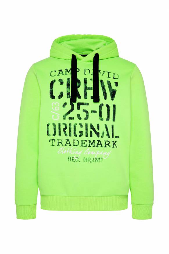 Soccx Kapuzensweatshirt mit Used Print neon green Günstig kaufen