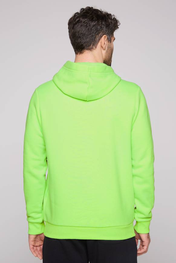 Soccx Kapuzensweatshirt mit Used Print neon green Günstig kaufen