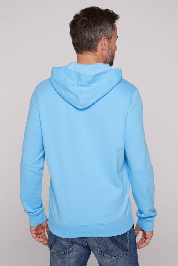 Soccx Hoodie mit Spray-Effekt-Artwork aqua Begrenztes Angebot