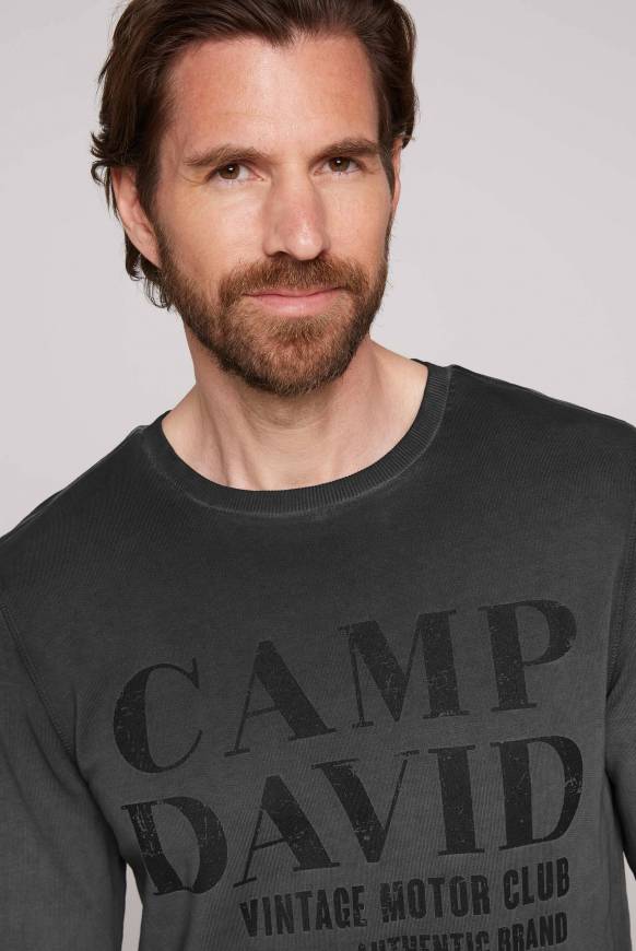 Soccx Sweatshirt mit Vintage Print black Weihnachtsangebot