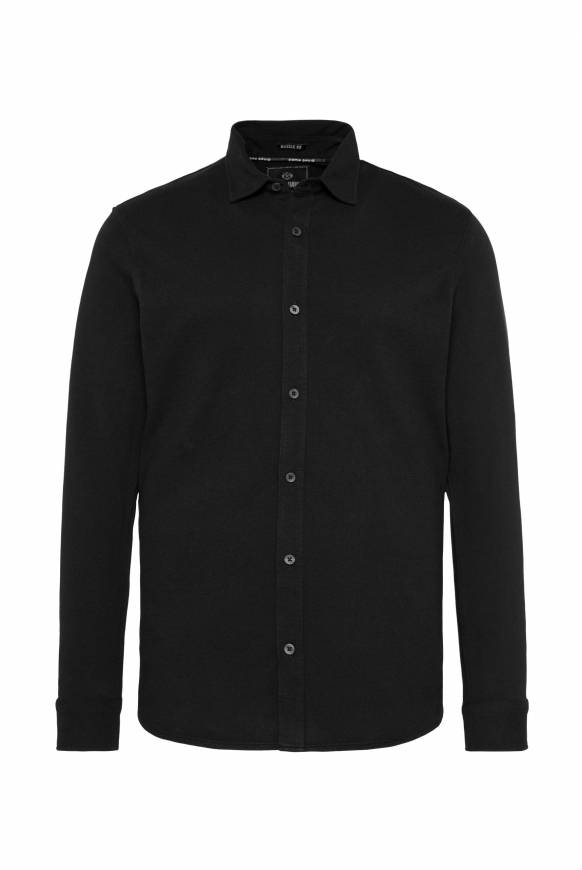 Soccx Oxford Langarmhemd black Neuheiten
