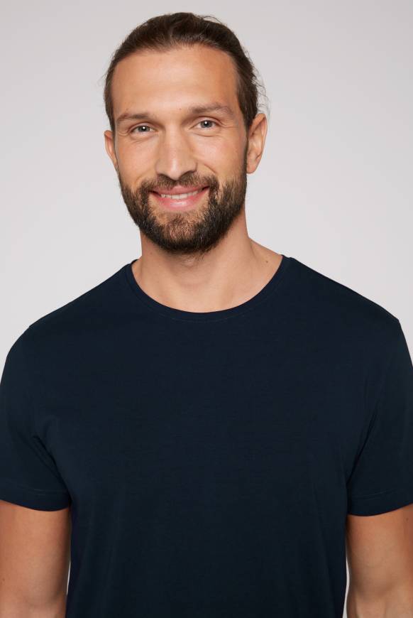 Soccx Basic T-Shirt mit Rundhalsausschnitt, Doppelpack blue navy / blue navy Nur noch ein Tag übrig