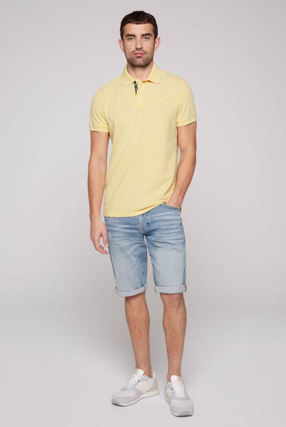Soccx Kurzarmpolo aus Pikee mit Logostick sun 50% Rabatt für begrenzte Zeit