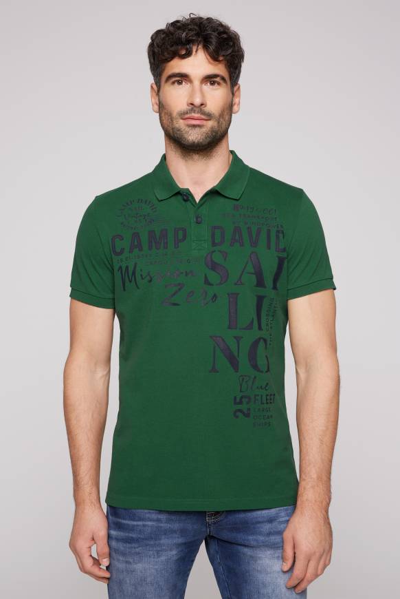 Soccx Pikee-Poloshirt mit Sailing Print raw green Hotsell