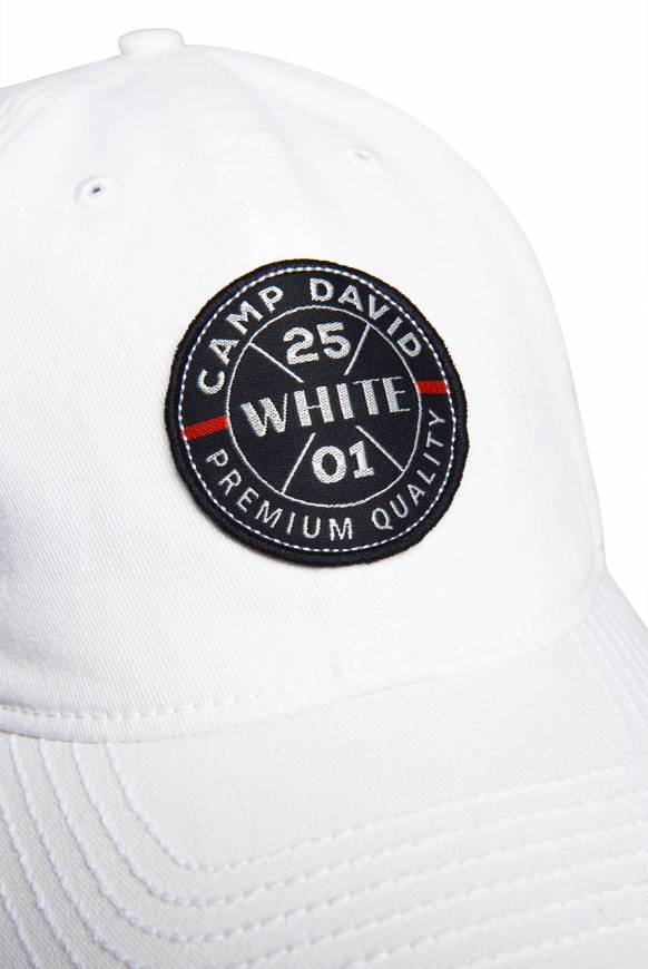 Soccx Base Cap mit Label Patch opticwhite Super Sparpreis