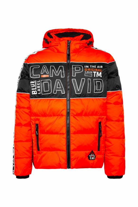 Soccx Winterjacke mit Colour-Blocking und Logo-Design signal orange Bis zu 55% Rabatt