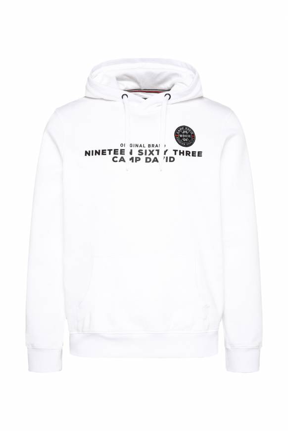 Soccx Hoodie mit Rubber Print opticwhite S 50% Rabatt für begrenzte Zeit