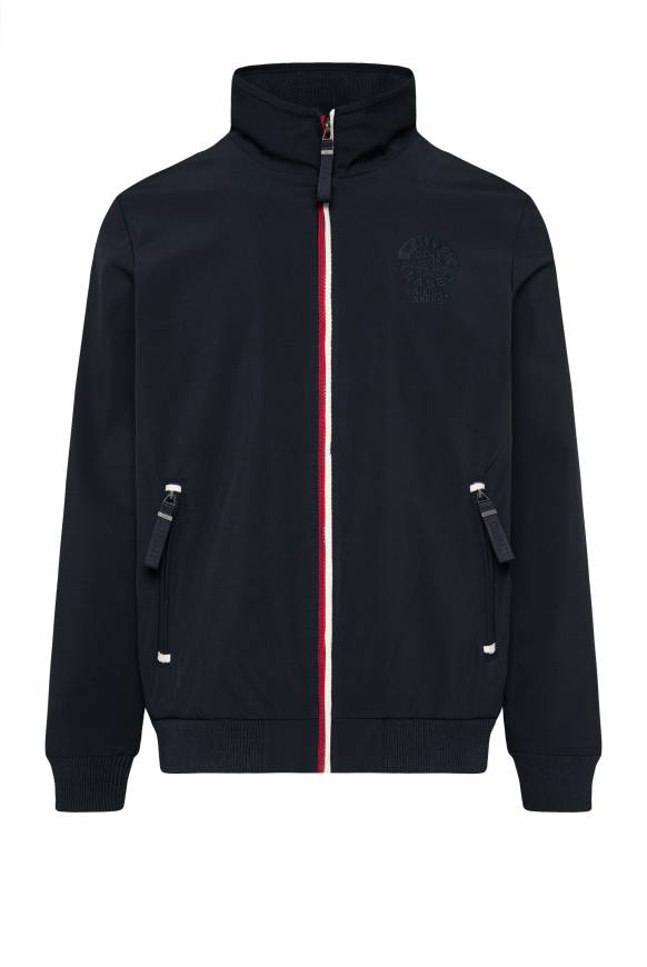Soccx Softshelljacke im Blouson-Stil mit Artworks blue navy Rabatte dieses Monats