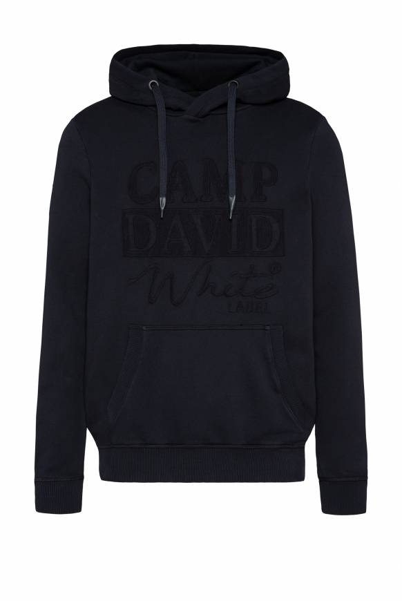 Soccx Hoodie mit tonigem Logo Artwork blue navy Neueste Mode