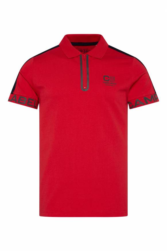 Soccx Kurzarmpolo mit Folienprints flight red Bestseller