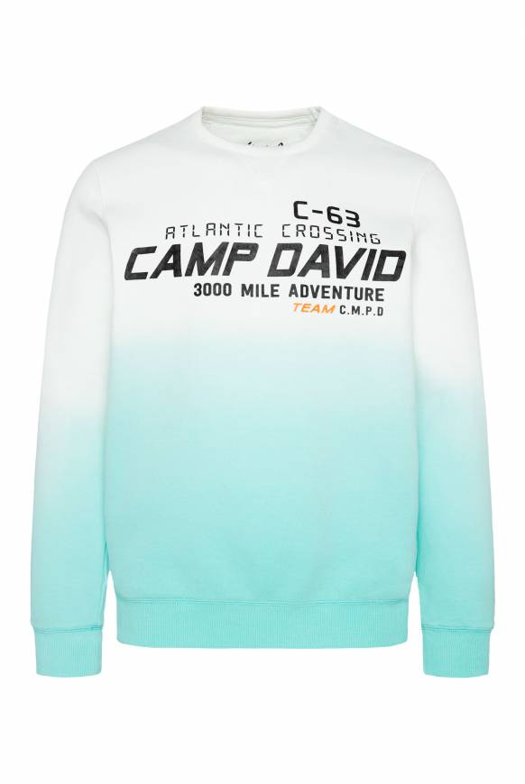 Soccx Sweatshirt Dip Dye mit Puff-Print ivory Bis zu 60% Rabatt