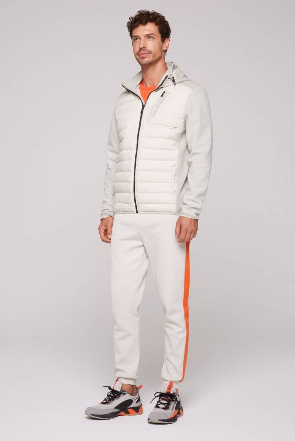 Soccx Softshelljacke im Materialmix mit Kapuze shell Auslauf