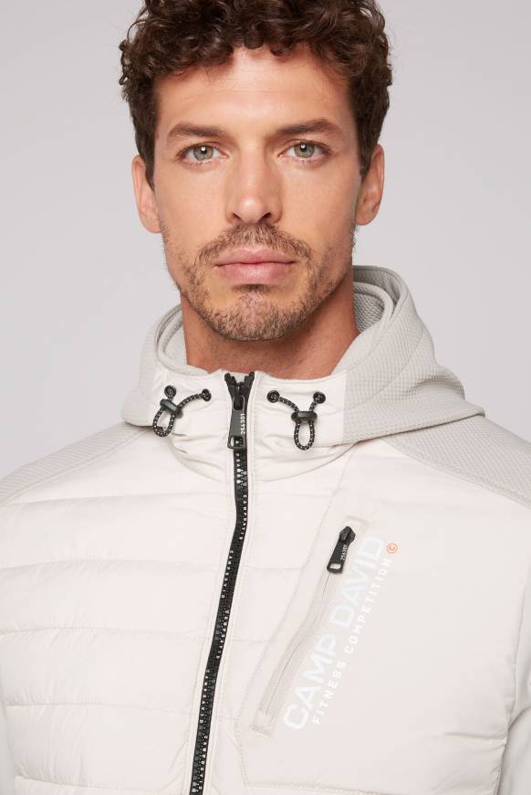 Soccx Softshelljacke im Materialmix mit Kapuze shell Auslauf