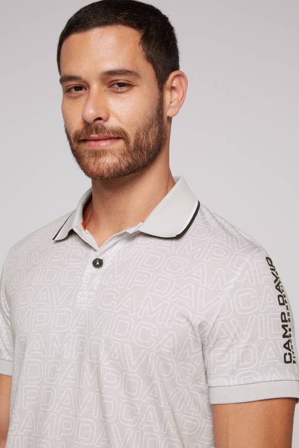 Soccx Poloshirt mit All Over Print shell Fabrikverkauf