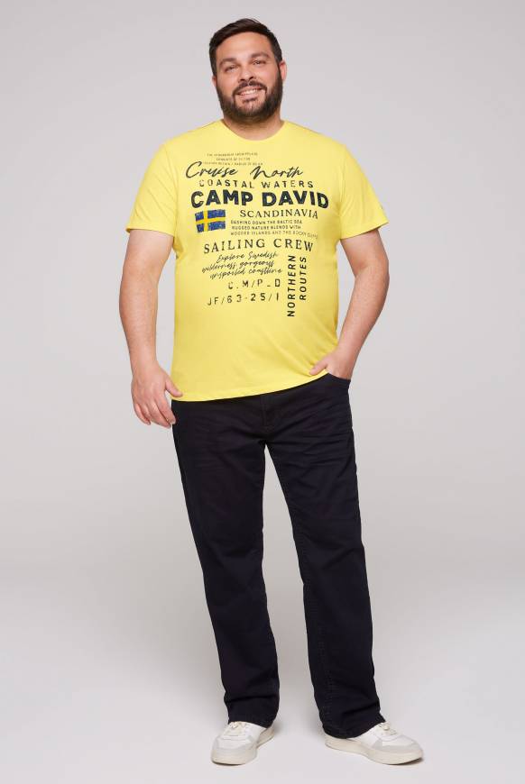 Soccx T-Shirt mit Print Artwork light lime Fabrikpreis