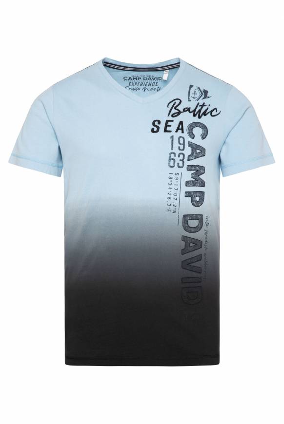 Soccx T-Shirt Dip Dye mit senkrechtem Logo Artwork black Großer Ausverkauf