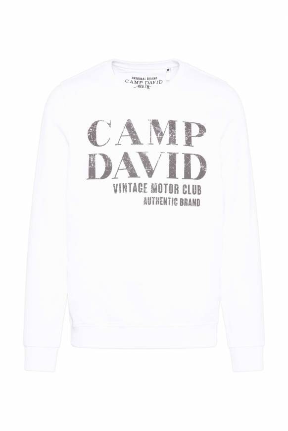 Soccx Sweatshirt mit Vintage Print opticwhite Zeitbegrenzte Promotion