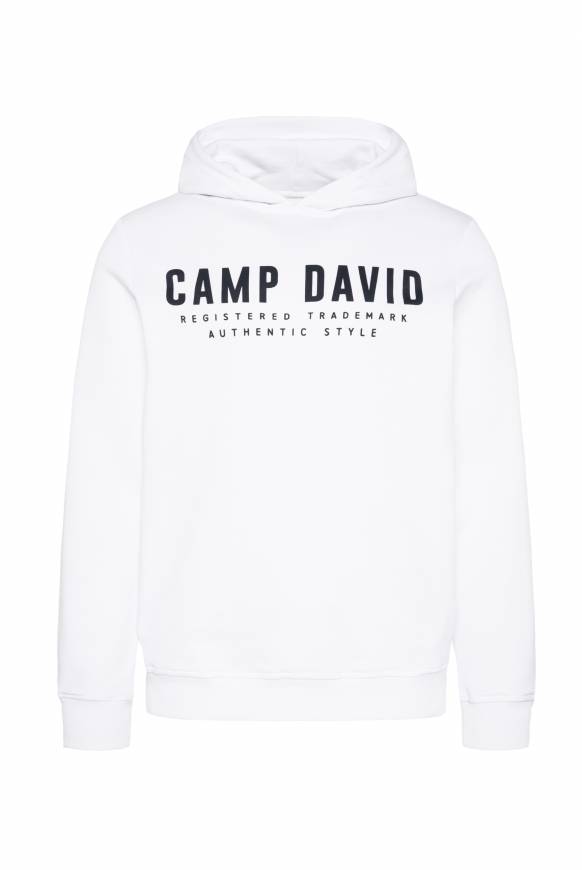 Soccx Basic Hoodie mit Logo Print opticwhite Online