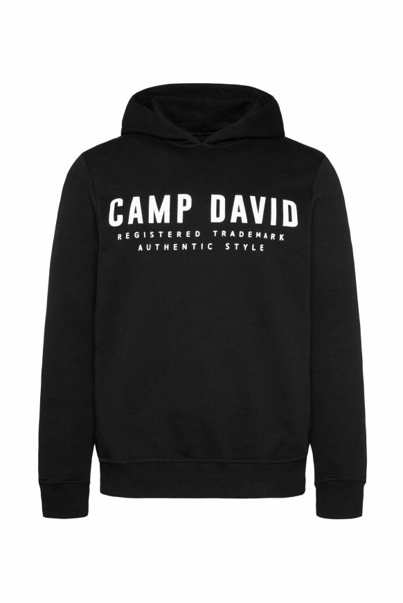 Soccx Basic Hoodie mit Logo Print black Auslauf