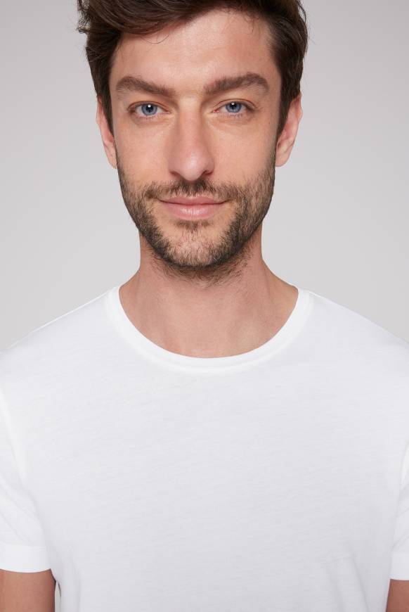 Soccx Basic T-Shirt Rundhals 2er-Pack opticwhite Hotsell