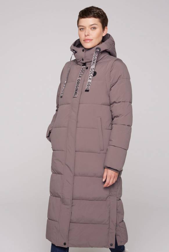 Soccx 2-in-1 Puffer Coat und Weste brown Exklusivangebot