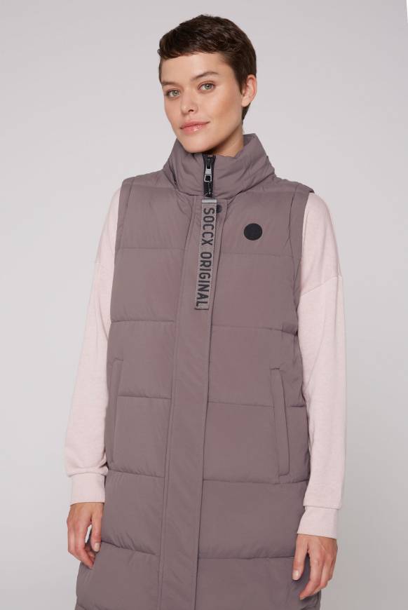 Soccx 2-in-1 Puffer Coat und Weste brown Exklusivangebot