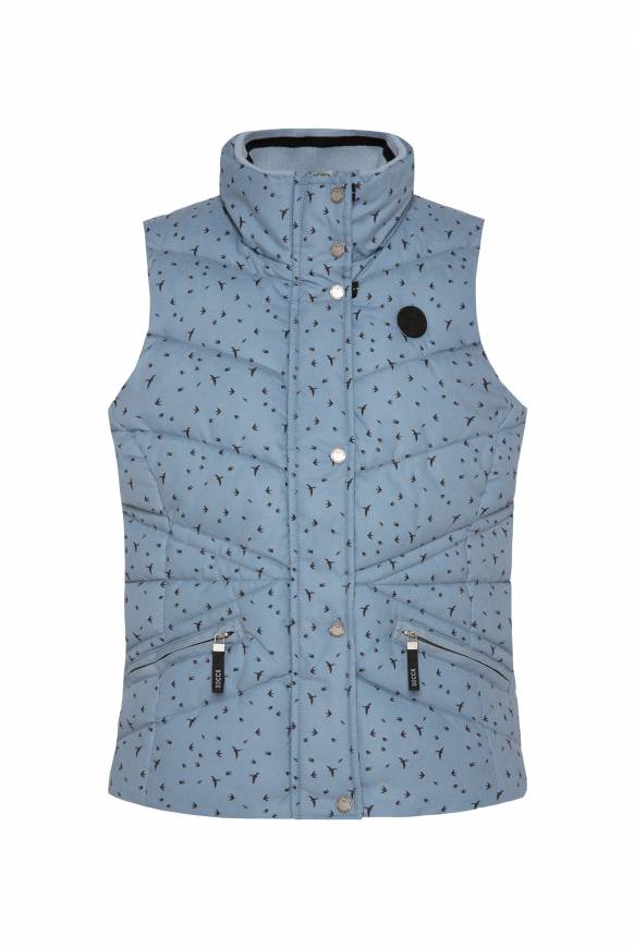 Soccx Steppweste mit filigranem All Over Print cool grey Cyber Monday