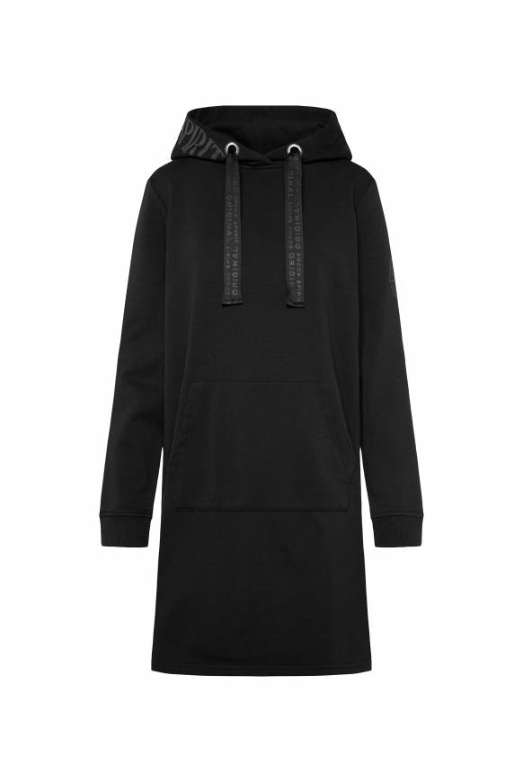 Soccx Sweatkleid mit Kapuze und Glossy Prints black VIP-Rabatte