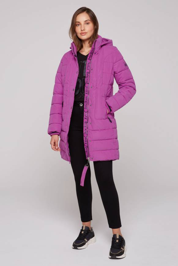 Soccx Peached Parka mit abtrennbarer Kapuze iced berry Kostenlose Rückgabe