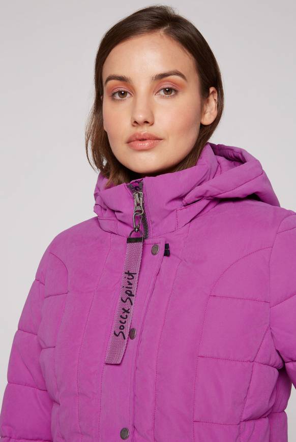 Soccx Peached Parka mit abtrennbarer Kapuze iced berry Kostenlose Rückgabe