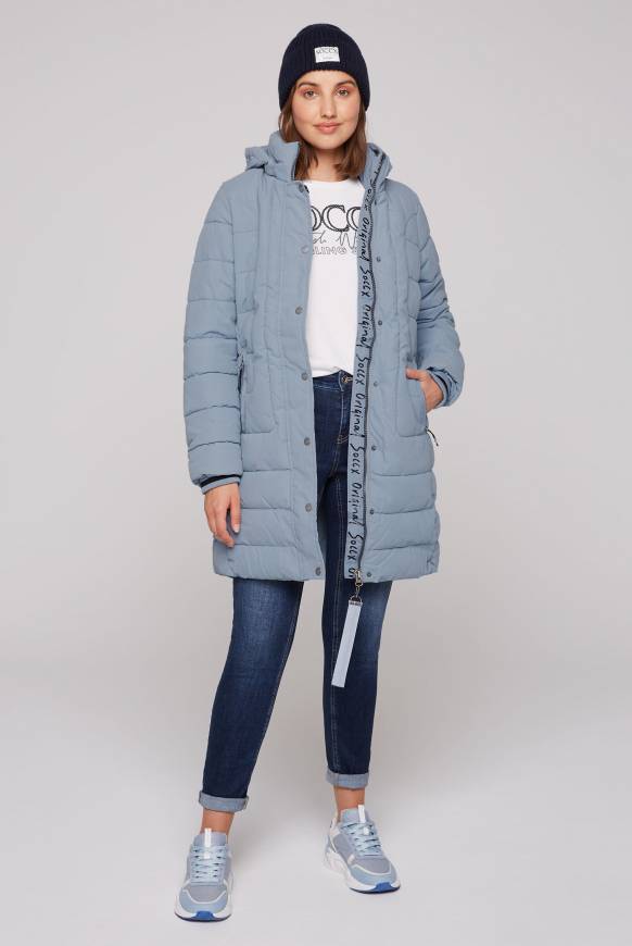 Soccx Peached Parka mit abtrennbarer Kapuze cool grey Letzte 3 Tage