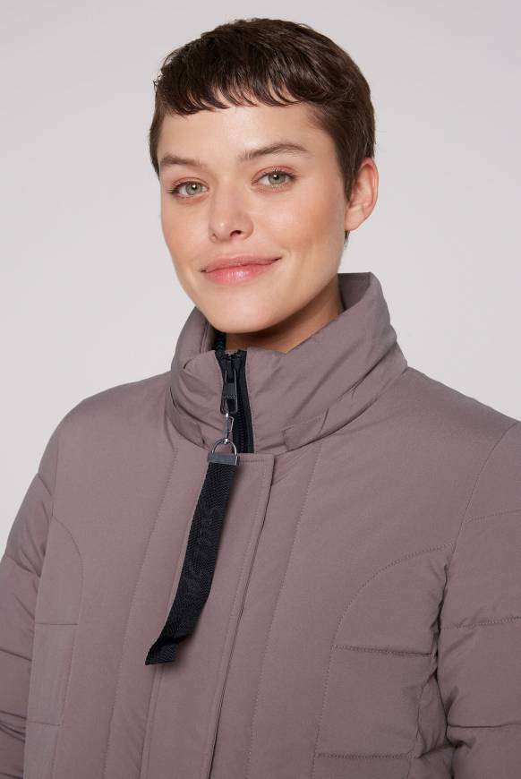 Soccx Puffer-Jacke mit abtrennbarer Kapuze brown Neueste Stile