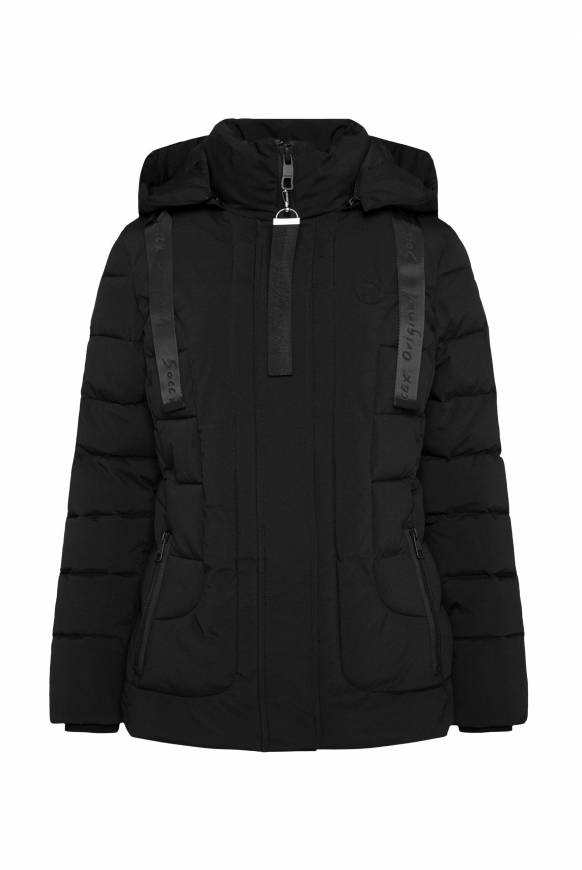 Soccx Puffer-Jacke mit abtrennbarer Kapuze black Letzte 2 Tage