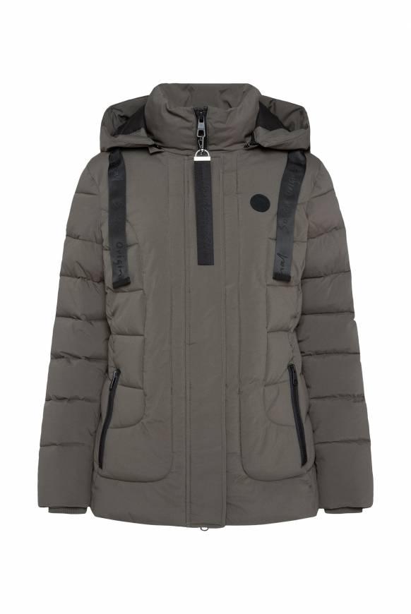 Soccx Puffer-Jacke mit abtrennbarer Kapuze olive Zeitbegrenzte Promotion