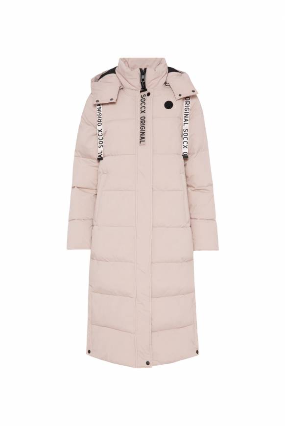 Soccx 2-in-1 Puffer Coat und Weste light beige Nur für heute
