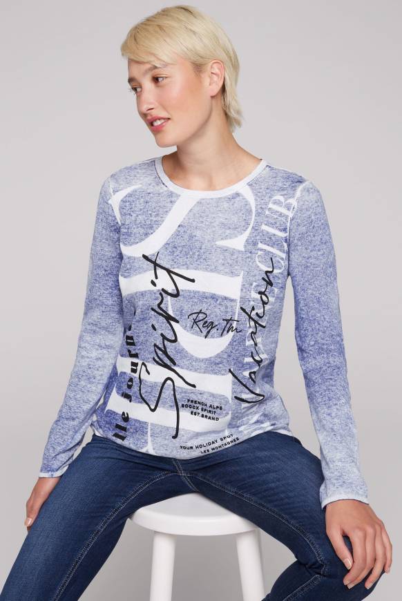 Soccx Pullover mit Acid Prints vividblue Rabatte dieses Monats