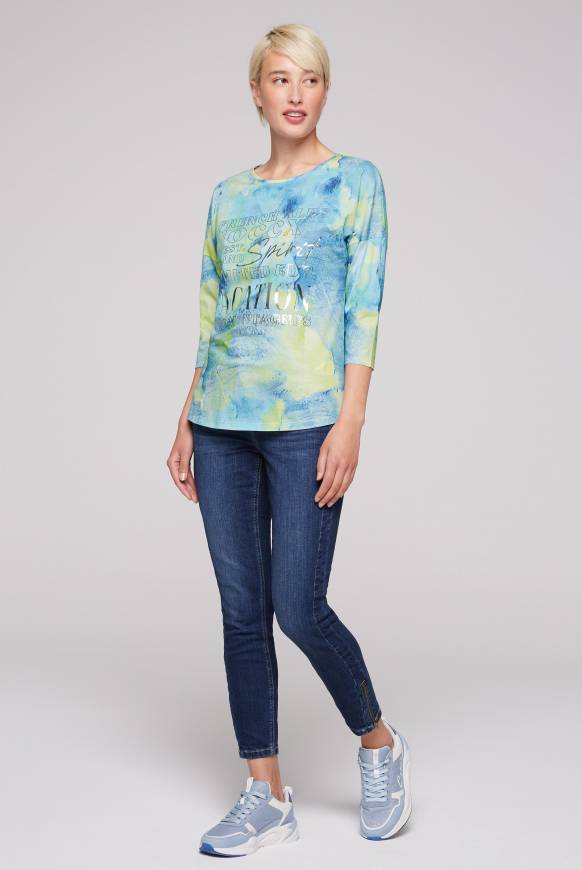Soccx Shirt mit All Over Print und 3/4-Ärmeln ivory Bestseller