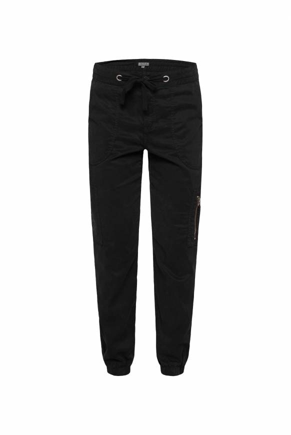 Soccx Cargohose mit Print Artwork black Rabatt