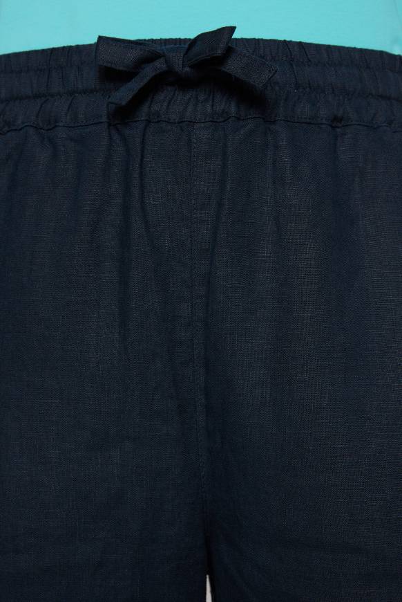 Soccx Culotte aus Leinen mit Elastikbund blue navy Großer Ausverkauf