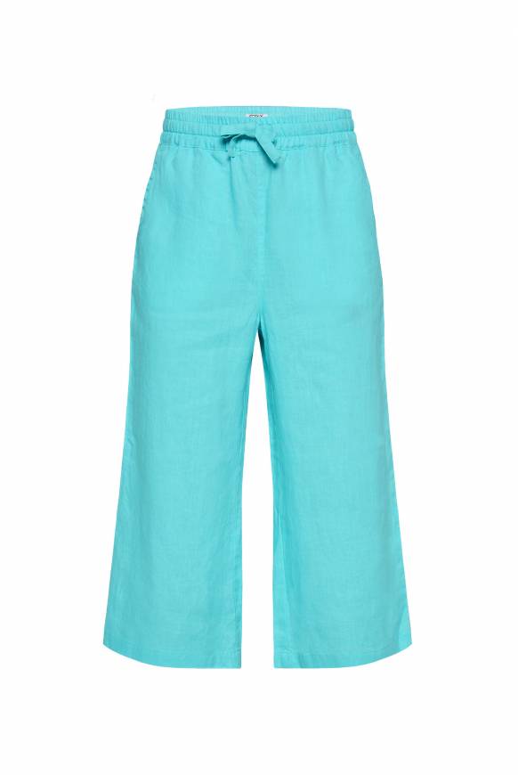 Soccx Culotte aus Leinen mit Elastikbund lagoon blue Flash Sale