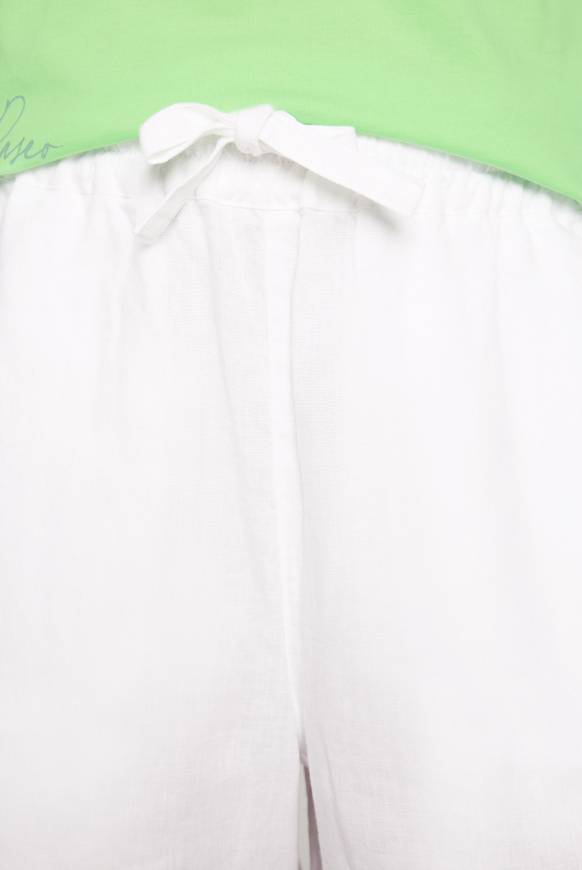 Soccx Culotte aus Leinen mit Elastikbund opticwhite Begrenztes Angebot