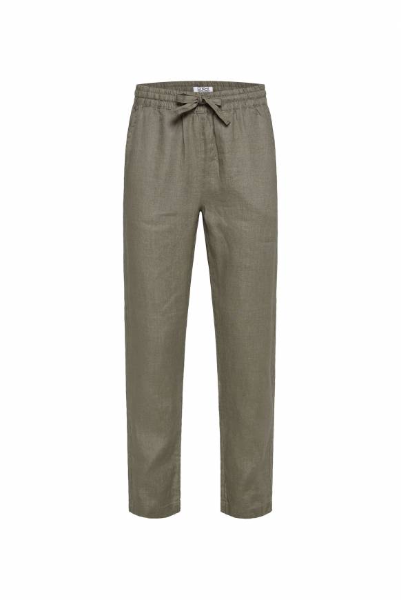 Soccx Klassische Leinenhose mit Elastikbund desert olive XXXL Exklusivangebot