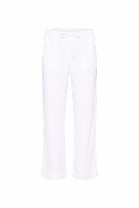 Soccx Leinenhose mit weitem Bein opticwhite Black Friday