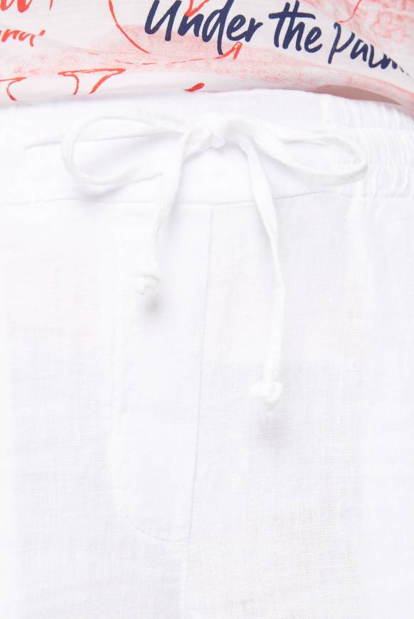 Soccx Leinenhose mit weitem Bein opticwhite Black Friday