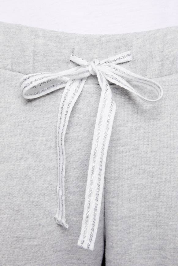 Soccx Sweathose mit Glitter Print grey melange XXL Cyber Monday