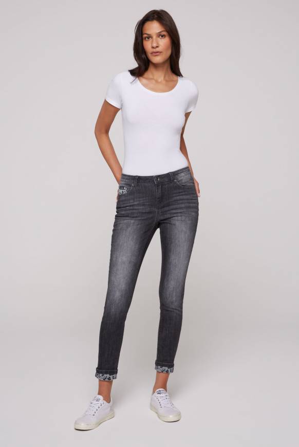 Soccx Jeans MI:RA Slim Fit black vintage Osterangebot