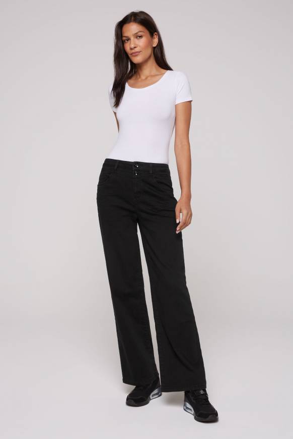 Soccx Jeans NA:DI Regular Fit black Muttertagsangebot