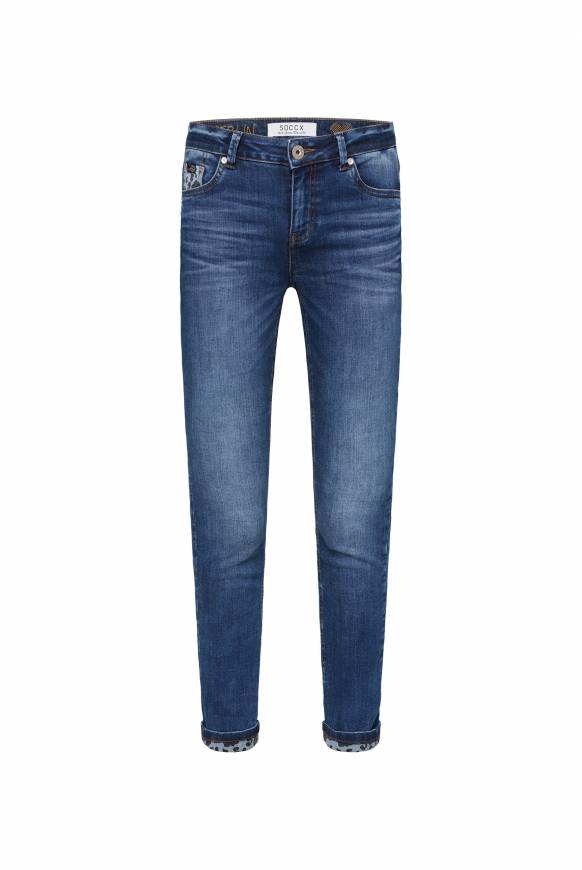 Soccx Jeans MI:RA Slim Fit blue vintage Valentinstagsangebot